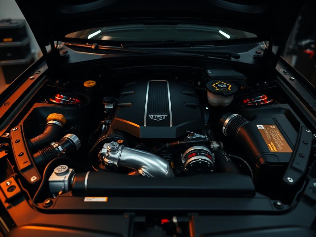 Komora silnika po serwisie